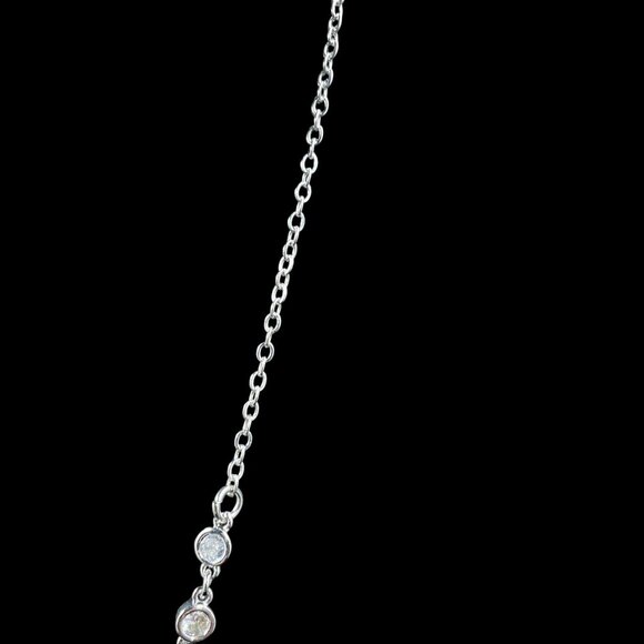 Swarovski Crystal Y Necklace Earring Set NWOT Bridal Glam Elegant Jewelry Gift - Picture 9 of 14